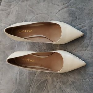 Bebe white shoes size 7
